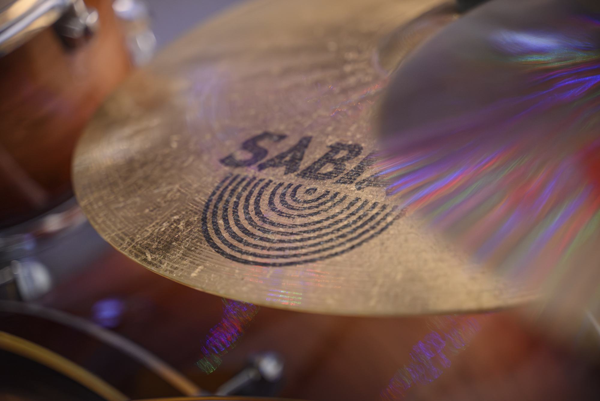 Sabian cymbal close-up