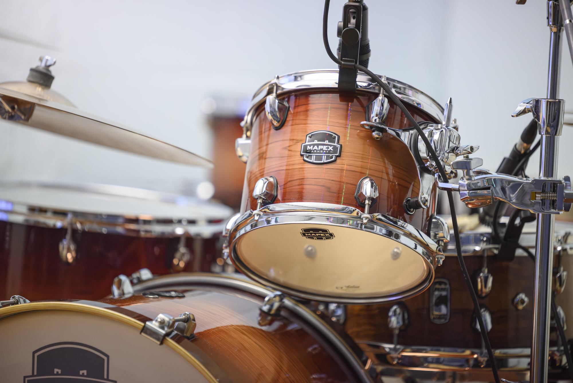 Mapex rack tom close-up