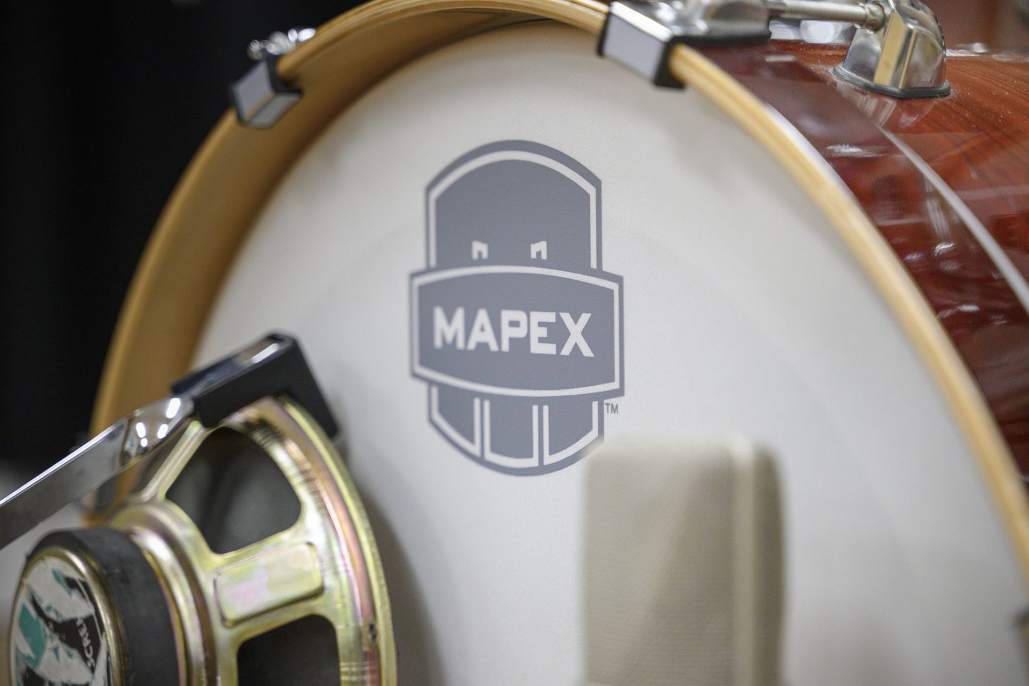 Mapex bass drum detail